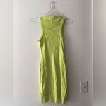 SKIMS Soft Lounge Cotton Rib Tank Dress in Daffodil Yellow Size Medium Photo 14