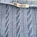 ZARA  | Puff Sleeve Embroidered Blouse Photo 5