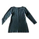 Make it Good hand printed Made in USA cotton tunic dress Size XS Gray Photo 5