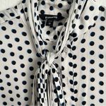 EXPRESS  Satin Polkadot Blouse Size XS Photo 1