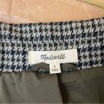 Madewell  Oversized Knit Blazer in Houndstooth in True Black Photo 6