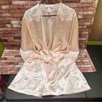 Oscar de la Renta  Pink Label Robe Shimmery gold size L Photo 0
