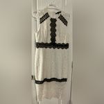 Strut & Bolt Women's White and Black Lace lined dr Dress Sal Photo 1