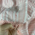 AQUA Pink Striped Maxi Sleeveless Spaghetti Straps Long Dress 100% Cotton Small Photo 11