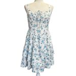 Scarlett Darkness Blue Floral Victorian Floral Milkmaid Dress NWT (Size M) White Size M Photo 2
