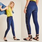 Anthropologie Pilcro & the Letterpress High-Rise Skinny Floral Jeans 27 New Photo 1