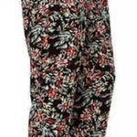 Jessica Simpson Red Fall Floral Tapered Slight Crop Classic Casual professional Photo 0