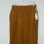 Good American Wide Leg Bronze Gold Track Pants Womens Size Medium Photo 2
