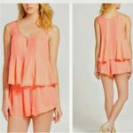 Rebecca Minkoff  ROMPER GENE SILK PLAY SUIT ROMPER PINK SIZE S Photo 1