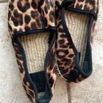 Tory Burch Leopard-print Calf Hair Espadrilles Flats Photo 3