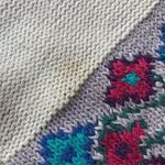  | Vintage ORVIS Patchwork Hand Knit Cardigan Photo 5