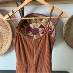 Michael Costello  x revolve myla tan stripe bodysuit/romper Photo 0