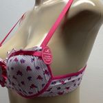 Massam Size Medium Floral Padded Underwire Bra. Made in Brazil. New with Tags White Photo 2
