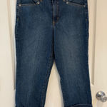 Gloria Vanderbilt  Denim Capri Jeans Cuffed Hem‎ Relaxed Fit Size 10 Photo 0