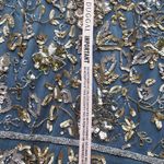 Mac Duggal  5717 Womens Blue Embellished Butterfly Sleeve High Neck Gown Photo 10