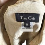 True Grit  Tan Leather‎ Shirt Jacket Photo 5