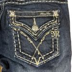 Miss Me Womens Size 26 Blue Jeans Mid Rise Skinny Contrast Stitching Casual Photo 7