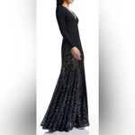 Dress the Population New Winnie Sequin V-Neck
Long Sleeve Godet Sheath Gown sz S Photo 2