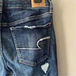 American Eagle  Distressed Patched Hi Rise Jeggings Size 6 Short Photo 6