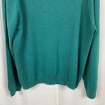 Kinross Cashmere Teal Green Turtleneck Long Sleeve Cashmere Sweater Sz.XL Photo 2