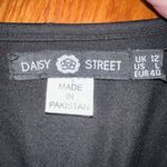 ASOS Daisy Street top with v-front and ruched detail in black (L) Photo 3