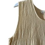 Rayon Sleeveless Milk Maid Yellow Maxi Soft Pockets Womens Dress SZ L #1007 Size L Photo 3