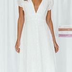 Hello Molly White Midi Dress Photo 1