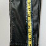 Faux Leather High Waisted Skinny Elastic Waist Pants Leggings Black Medium Photo 10