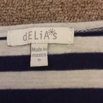 Delia's Delia’s long sleeved navy blue and white shirt Photo 1