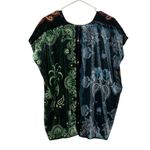 Farm Rio  Multicolored Oversized Velvet Top/Blouse(Size Small) Photo 4