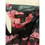 Ann Taylor  Vibrant Green Pink Floral Shift Dress 0 Short Photo 1