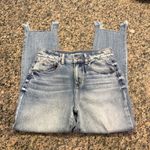 REWASH  Juniors' Real Curve Ripped Mom Jean Size 1/25 EUC #3298 Photo 7