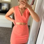 French Connection Coral Cutout Dress Photo 0