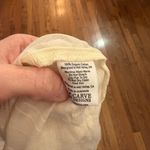 Carve Designs  Organic Cotton Cream Blouse with Light Blue Detail Photo 1