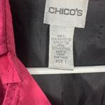 Chico's Fuchsia Pink Pea Coat Style Jacket SZ 1 EUC Photo 4