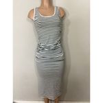 New. Stretch layering tank dress. Retails $89 Large Green Photo 6