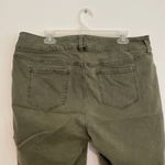 Torrid Plus Size Jegging Bermuda Shorts Olive Green 10.5" In Denim Jean Shorts Photo 12