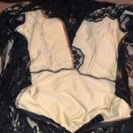 Forever 21 black sheer lace maxi with nude bodysuit underlay! Photo 9