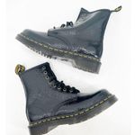 Dr. Martens Black 1460 Distressed Patent Boot NEW Size 6 Photo 5