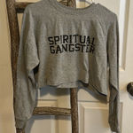 Spiritual Gangster cropped sweatshirt, size Medium Photo 0