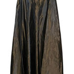 Liz Claiborne Night Silver Onyx black Taffeta Formal Maxi Skirt special event Photo 0