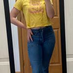 Stay Kind Yellow Cropped T Photo 0