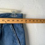 Lee Vintage High Rise Denim Mom Shorts Size 14 Medium Double Button Photo 3