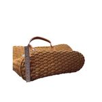 Sun & Sand woven Straw Tote Bag With Faux Leather Handles SKU CS8029/9641442 Brown Photo 2