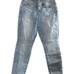 BLANK NYC  Light Wash Retro Style Skinny Leg Yoke Jeans - Size 30 - Button Fly Photo 0