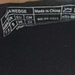 Vionic  Ula Wedge Women Black Suede Waterproof Slip-On Platform 7.5(B69) Photo 6