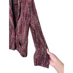 Vintage Winks by Sandy Waks Women's Blazer Jacket Knit Red Multicolor Size L Photo 3