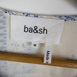 Ba&sh NWT  Chemise Isko Ecru Shirt Medium Blue Patchwork Lightweight Peasant Boho Photo 6