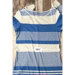 Lilly Pulitzer Marlowe Bay Blue Coconut Stripe Jersey Knit T-shirt Dress sz MEDI Photo 5