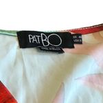 PatBo Mint Green Wrap Dress Puff Sleeves Cranberry Leaf Print Size 8 Women's Photo 10